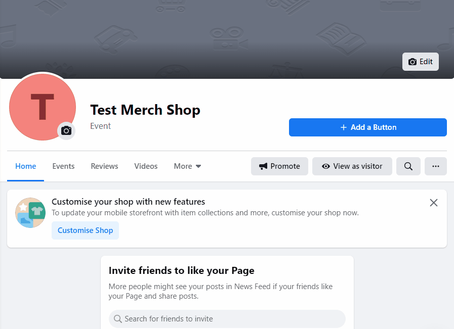 facebook shop catalogo scroll